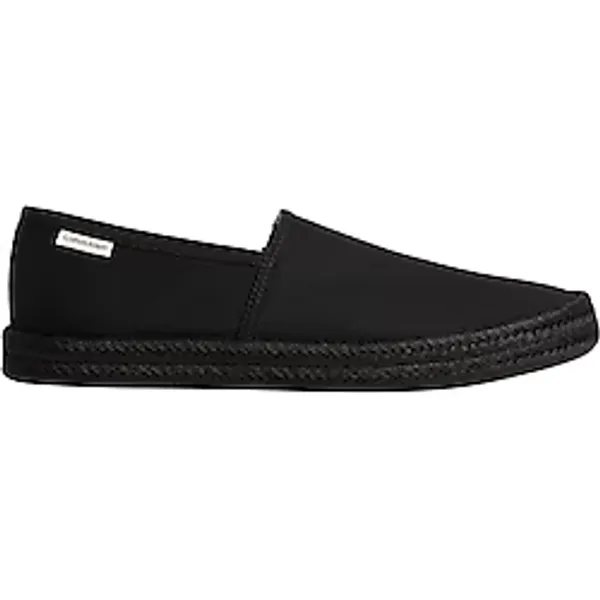 CALVIN KLEIN CALVIN KLEIN Erkek Marka Logolu Günlük Kullanıma Uygun Siyah Espadril HM0HM02076 0GJ