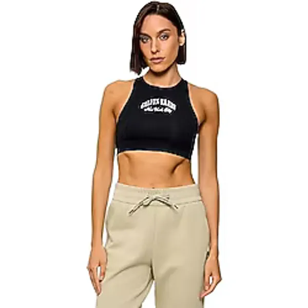 CALVIN KLEIN CALVIN KLEIN Kadın Marka Logolu Günlük Kullanıma Uygun Siyah Sütyen LV00QF8707 UB1