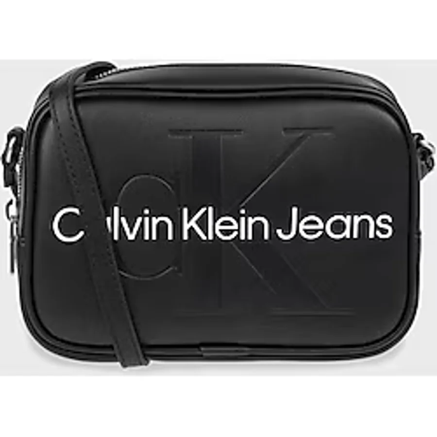 Calvin Klein Fermuarlı Ayarlanabilir Omuz Askılı Çanta Kadın Çanta K60K610275 Bds - Siyah