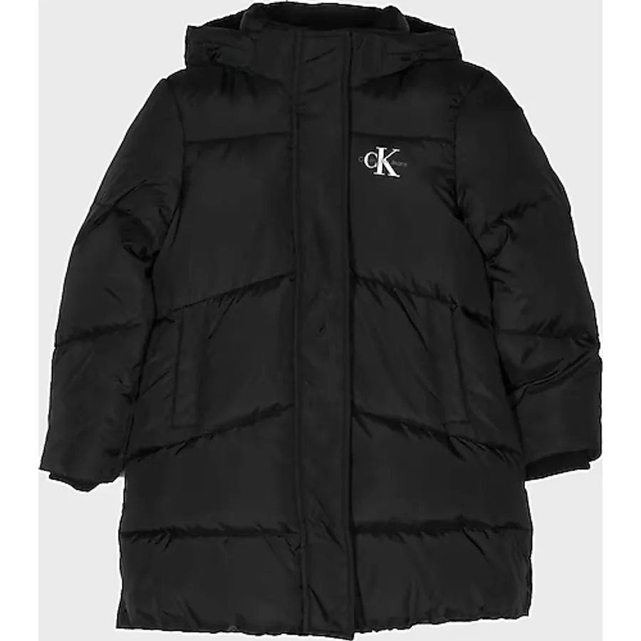 Calvin Klein IG0IG02059 Kapüşonlu Kız Çocuk Şişme Mont