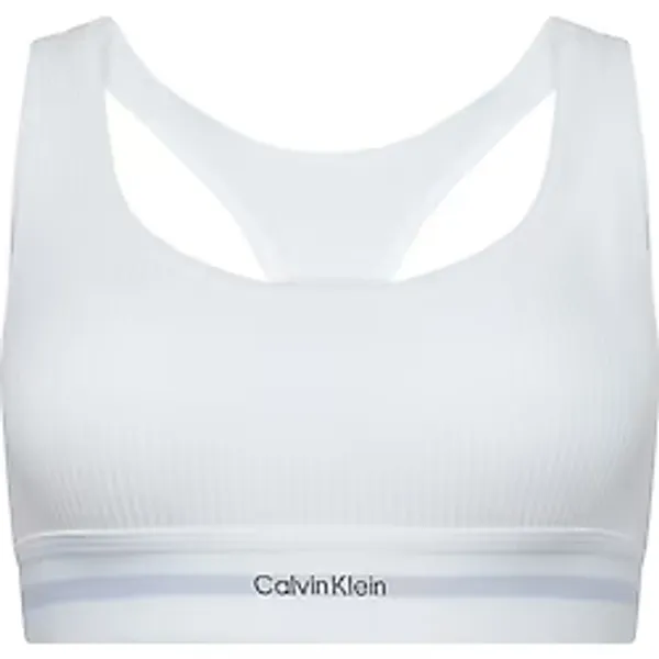 Calvin Klein LIGHTLY LINED BRALET, 100 Beyaz Kadın Sütyen & Bralet LV00QF8018100