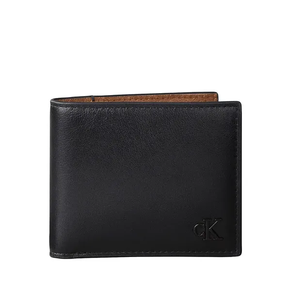 Calvin Klein Siyah Erkek Cüzdan BOLD CK SUEDE BILLFOLD