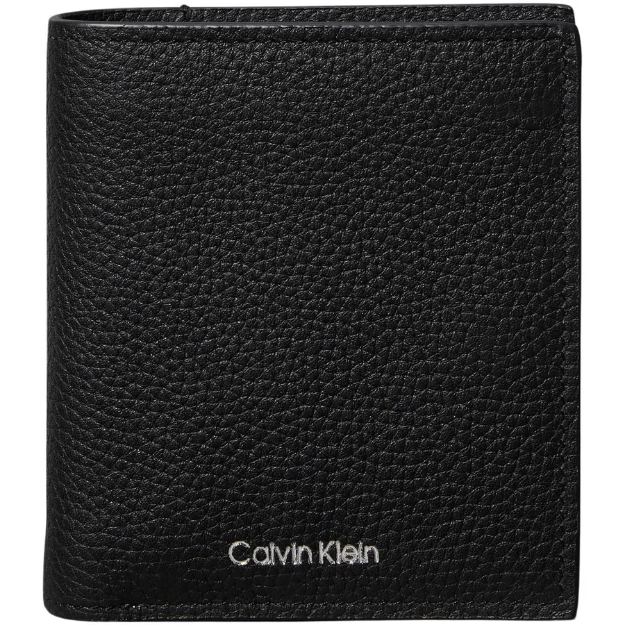 Calvin Klein Siyah Erkek Cüzdan FOIL EMBOSS EW BILL FOLD