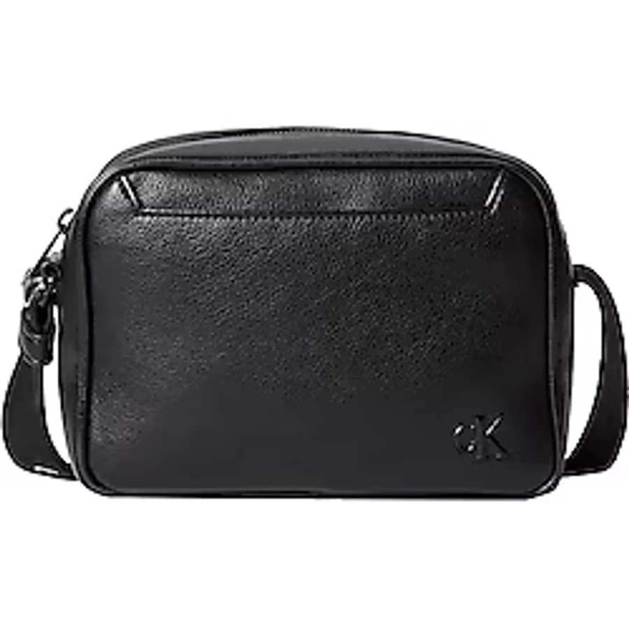 Calvin Klein Siyah Erkek Postacı Çantası WEBBING STRAP CAMERA BAG