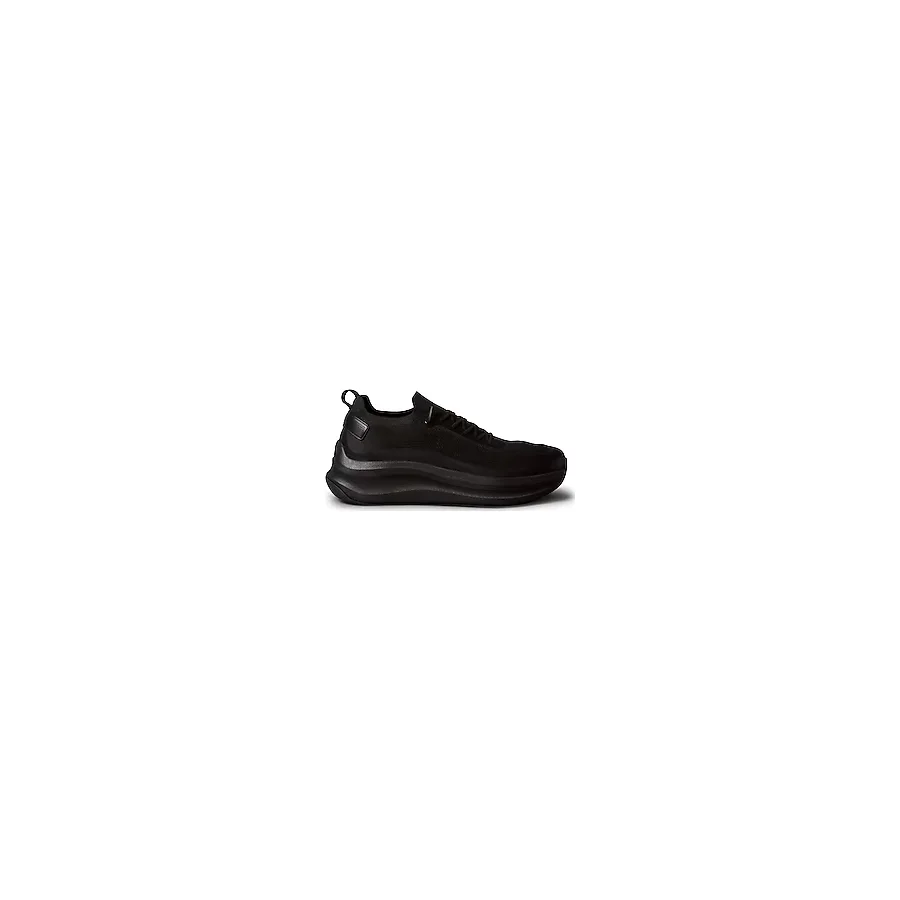 Calvin Klein Siyah Erkek Sneaker CHUNKY RUNNER LACE UP SOCK KNIT