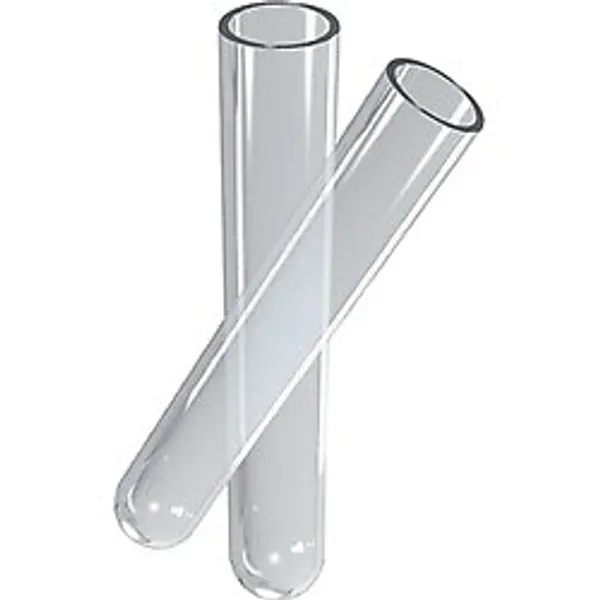 Cam Deney Tüpü Boroslikat Dibi Yuvarlak 12x75MM 5ml 10 Adet