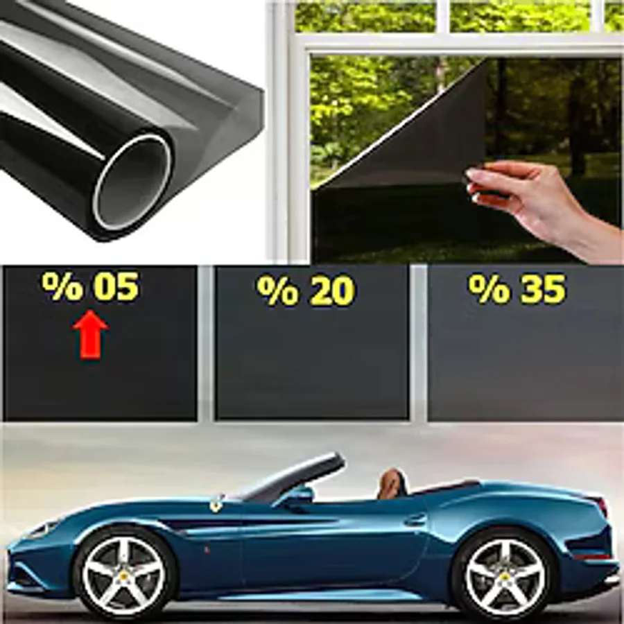 Cam Filmi Çizilmez Amerikan Koyu Ton 75 CM X 5 METRE
