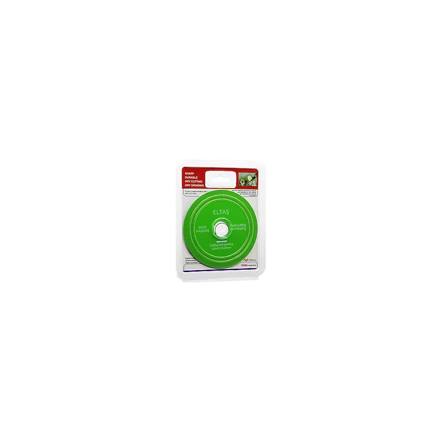 Cam Kesme Yeşil Hassas Kesici Disk - Taşlama 115X22X23X15MM (4915)