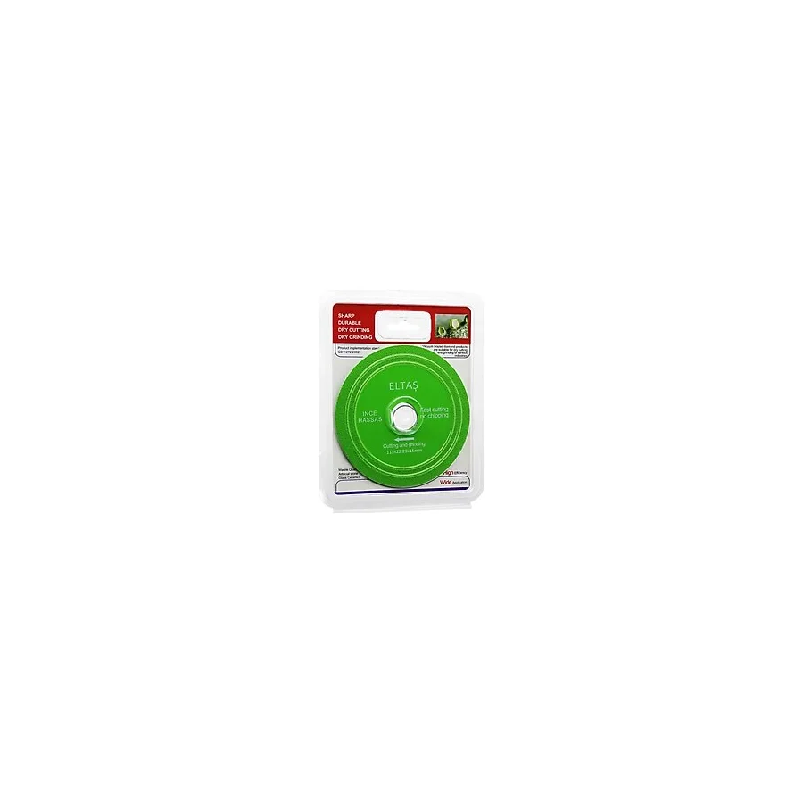 Cam Kesme Yeşil Hassas Kesici Disk - Taşlama 115X22x23x15mm (Timya/Go1395) 202027