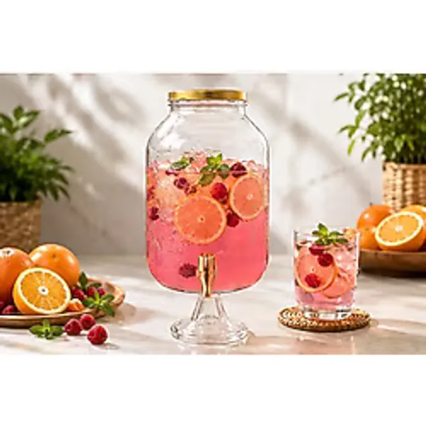 Cam Sebil, Damacana, Şerbetlik, Yağdanlık (Musluklu) 5 Litre
