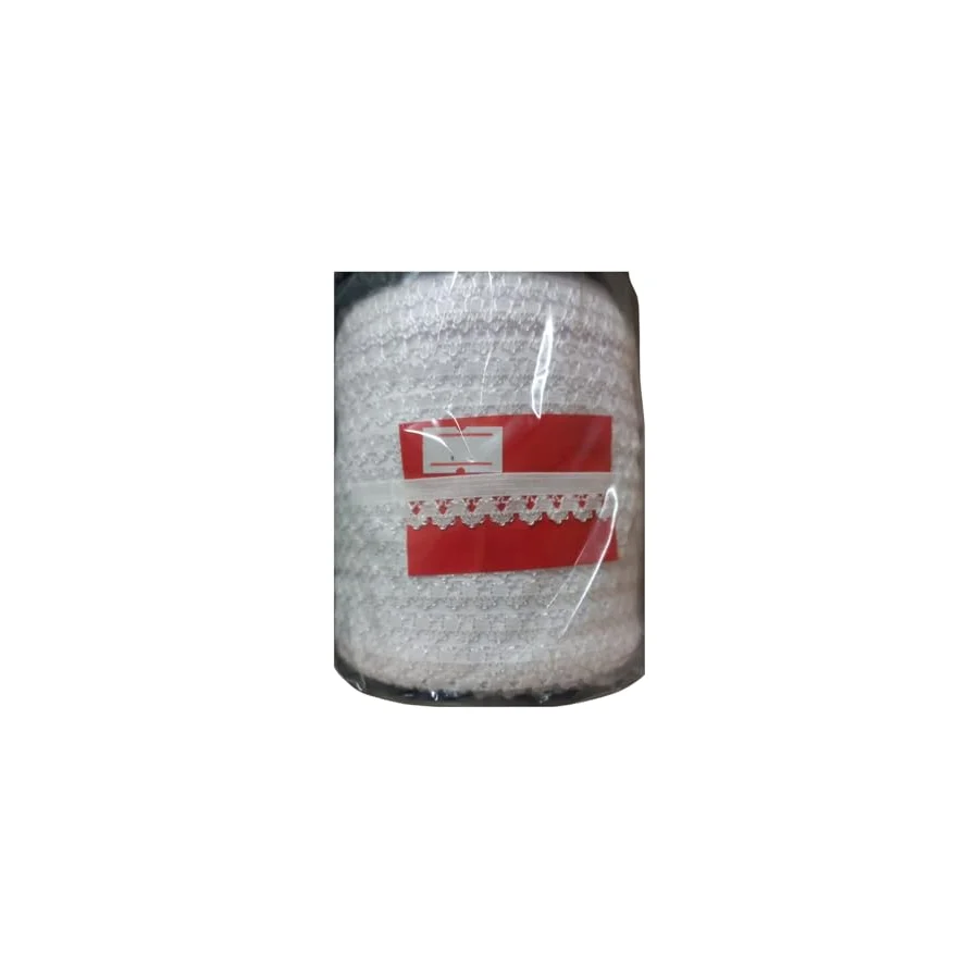 Çamaşır Lastiği Dantelli 1 Cm 75 Metre 1 Top Beyaz 1. Model