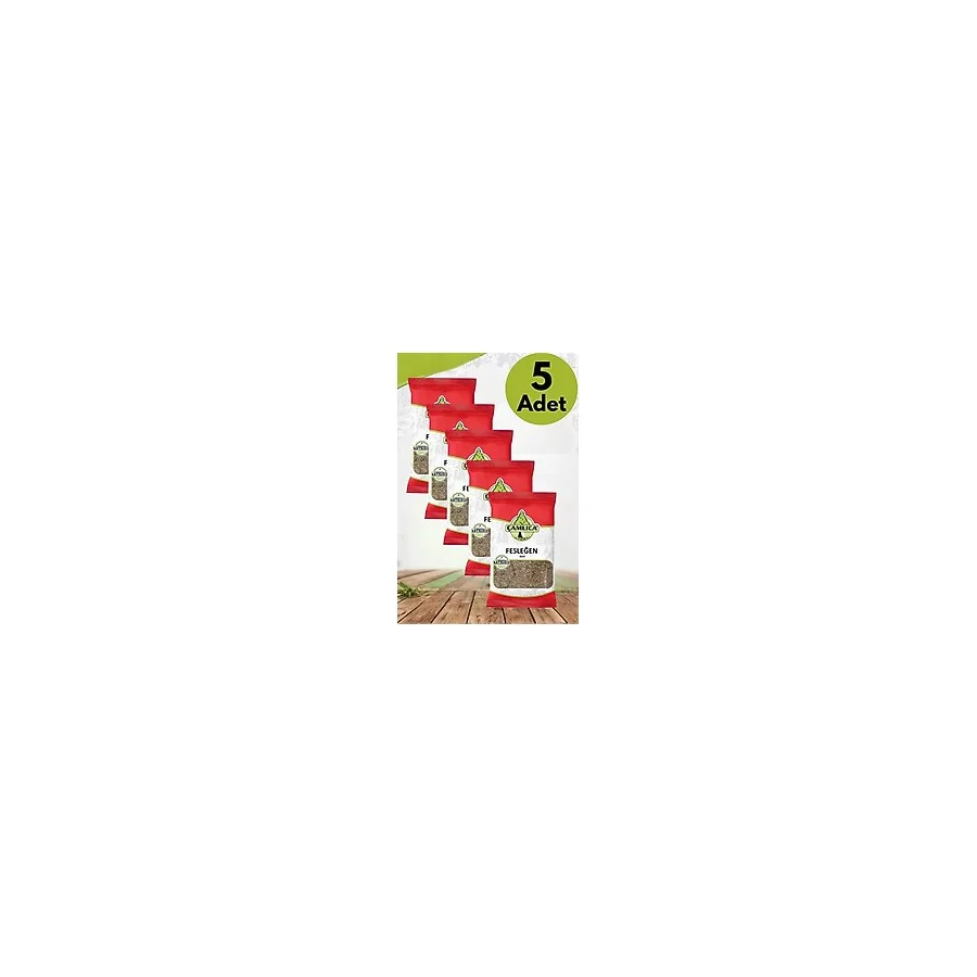 Çamlıca Kuru Fesleğen 5 Adet 20 Gr. - 100 gr