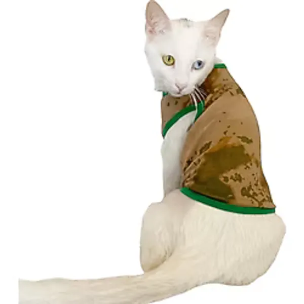 Camouflage Radar Atlet by Kemique Kedi Kıyafeti Kedi Elbise