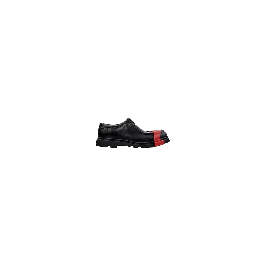 Camper Junction K100872-023 Siyah-Kırmızı Erkek Oxford Ayakkabı