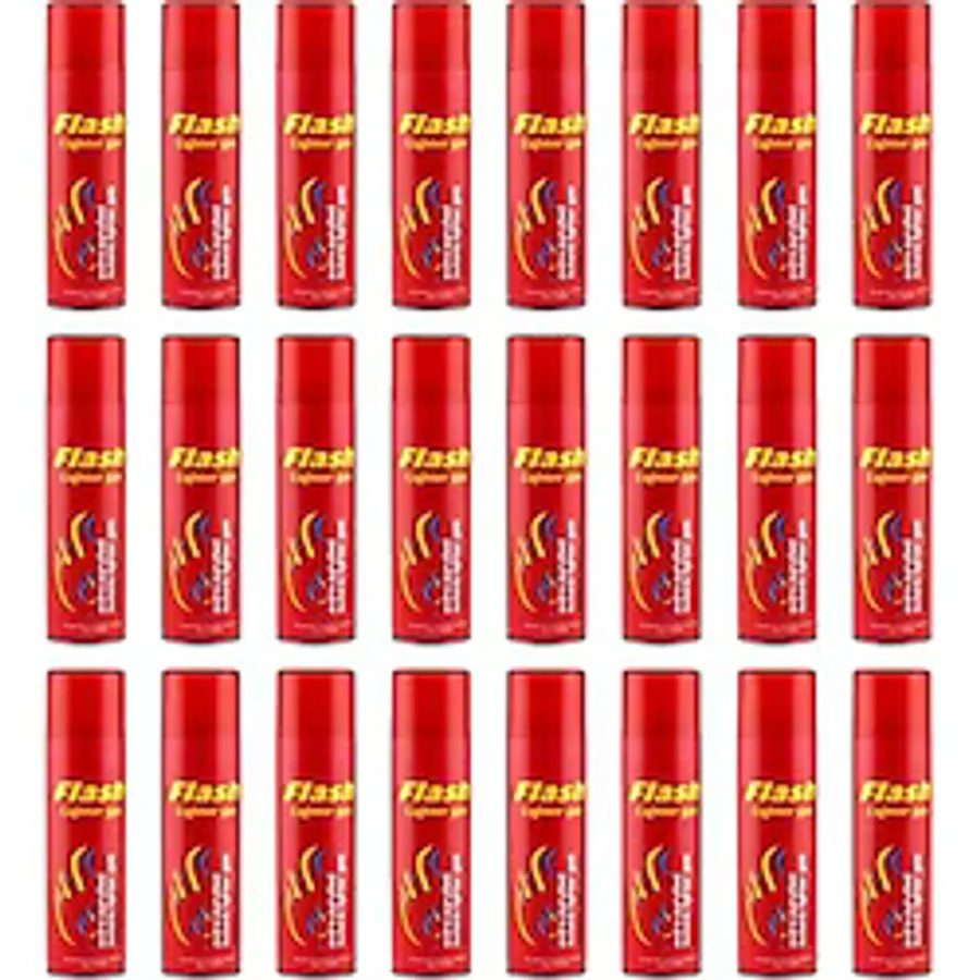 CAMPING TIME Flash Lighter Çakmak Gazı 270 ml 24 Adet Parlı 8699621150502