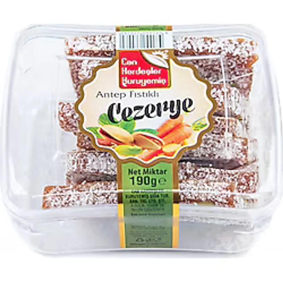 Can Kardeşler Kuruyemiş Antep Fıstıklı Yaprak Cezerye 190 g