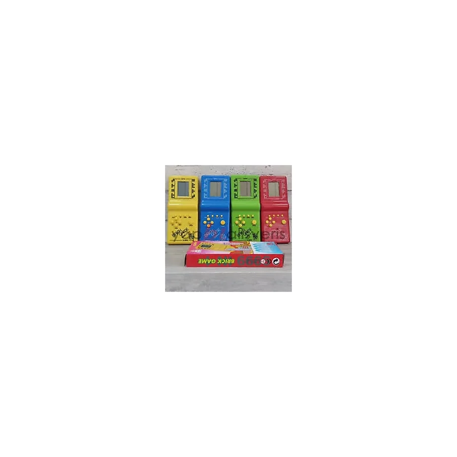 Can Oyuncak Brickgame Tetris Atari Oyun Konsolu Nintendo Oyunu Nostaljik Oyuncak Müzikli Sesli Elatarisi - Kırmızı