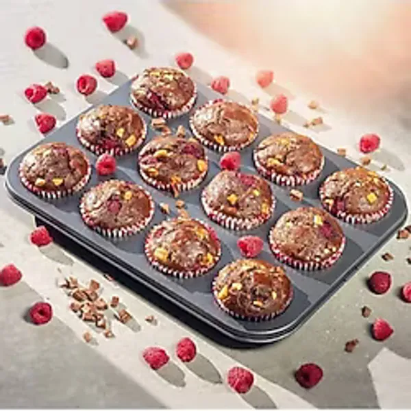 Canderel 12'Li Kek Kalıbı Yanmaz Yapışmaz Muffin Cupcake Kalıbı Kek Kalıbı