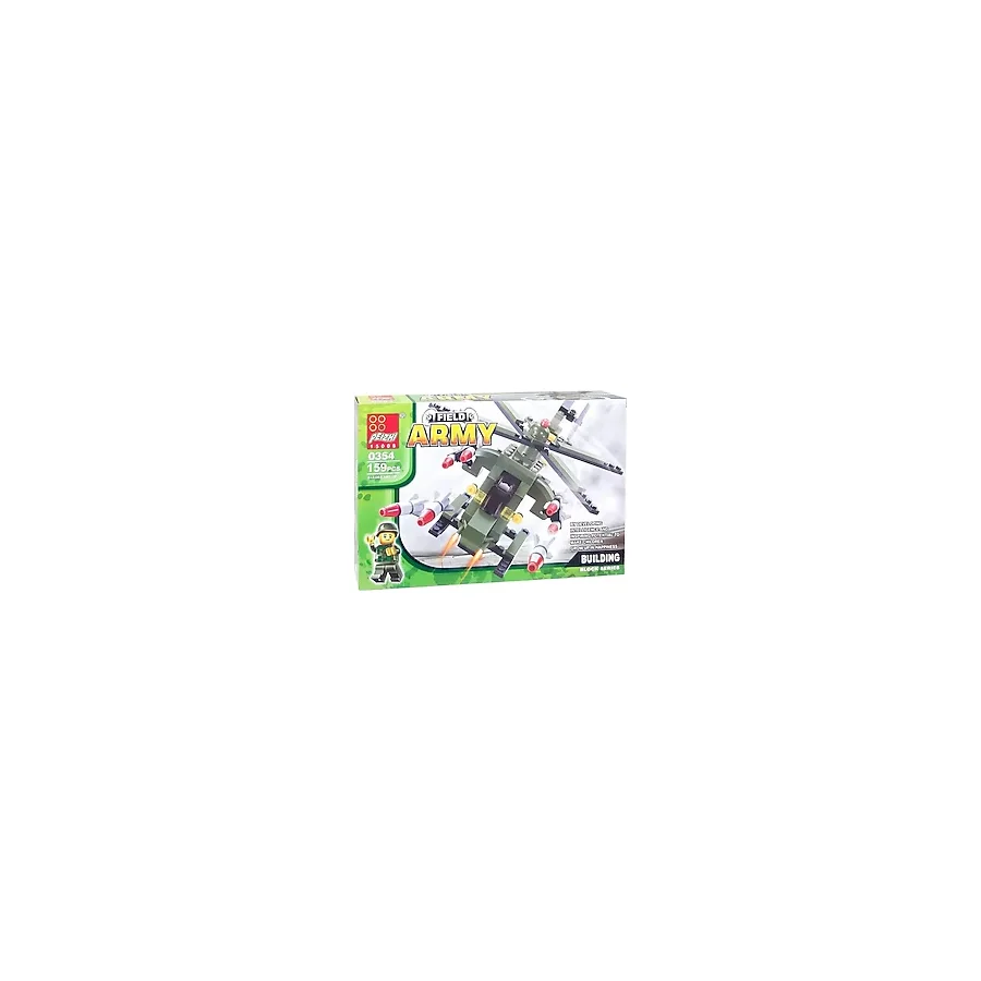 Canem Oyuncak Askeri Helikopter Blok Lego Seti 159 Parça 6+ 0354