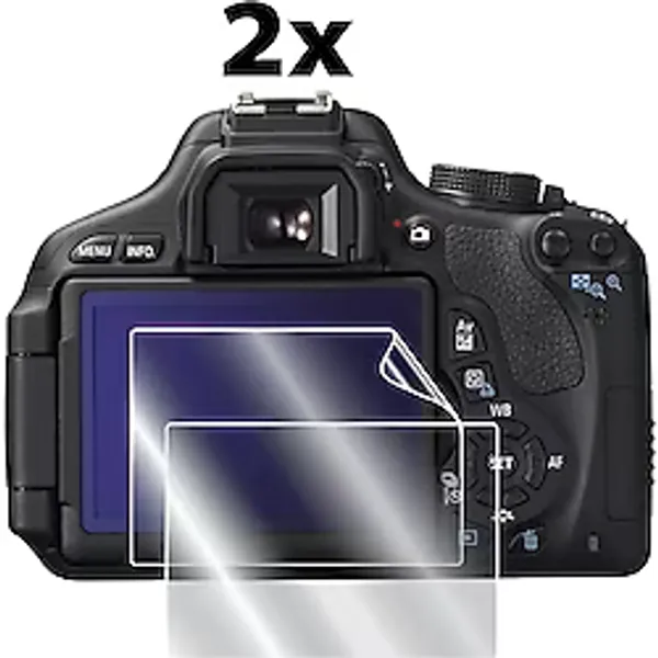 Canon Eos 600d Slr Digital Fotoğraf Makinesi Hydrogel Ekran Koruyucu (2 ADET)