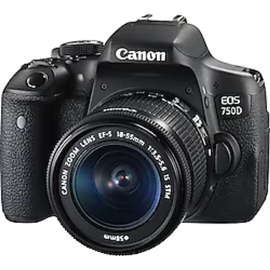 Canon EOS 750D + 18-55mm Lens DSLR Fotoğraf Makinesi