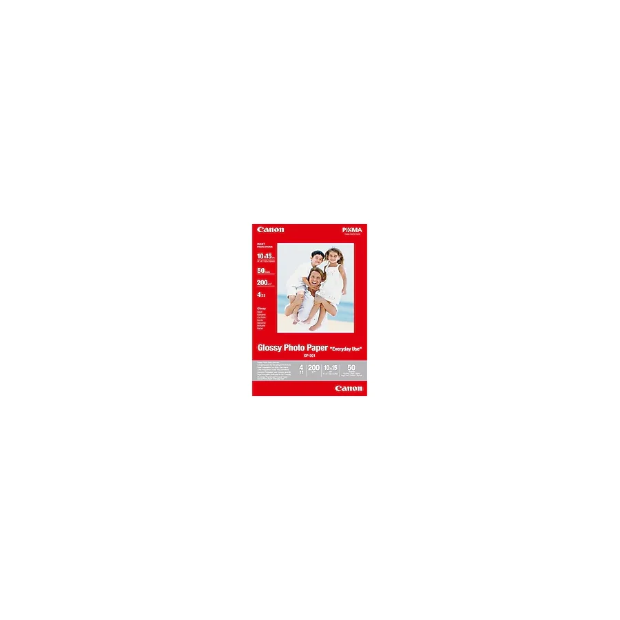 Canon GP-501 Glossy Fotoğraf Kağıdı 50 yaprak, 200gr, 10X15