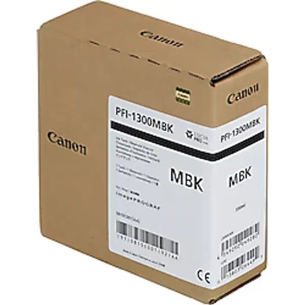 Canon PFI-1300MBK Mat Siyah Kartuş Mürekkebi
