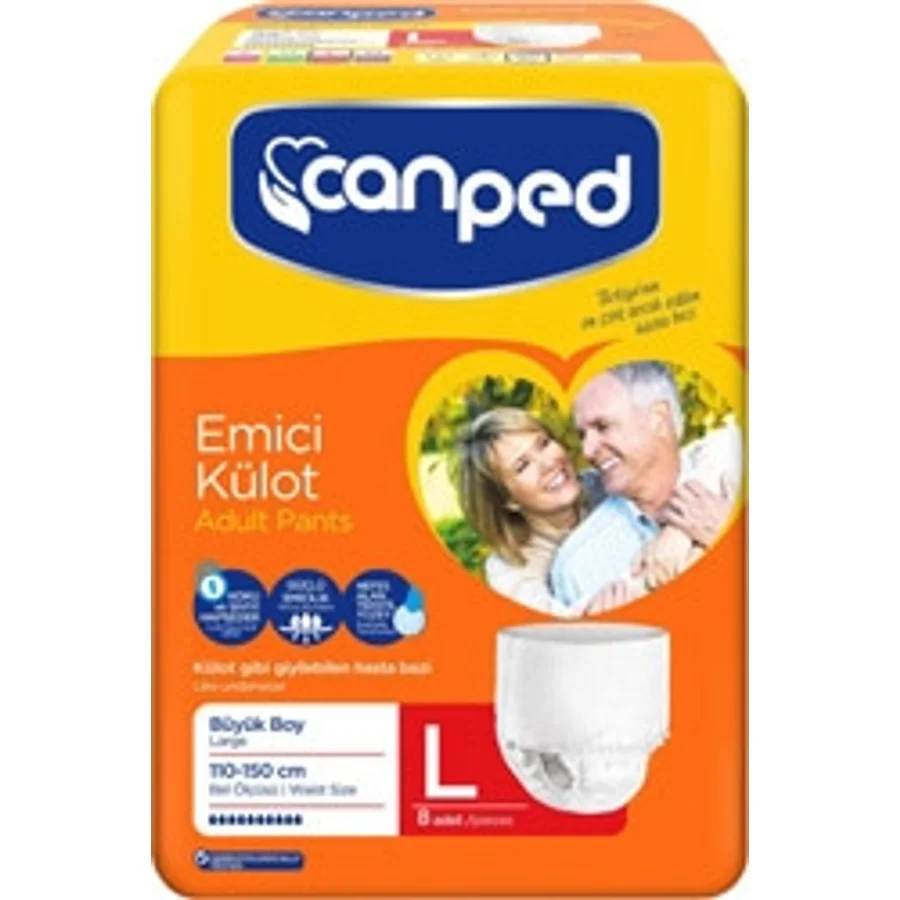 Canped Emici Külot Büyük Boy L 30'lu Hasta Bezi