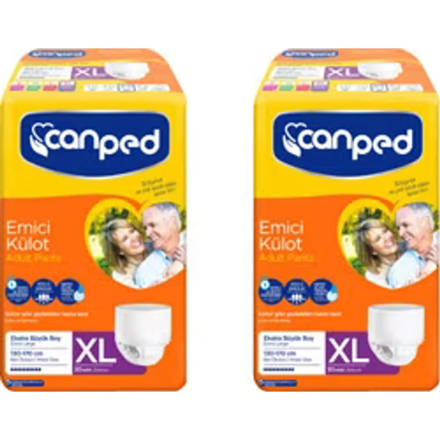 Canped Emici Külot Ekstra Büyük Boy XL 30'lu 2 Adet Hasta Bezi
