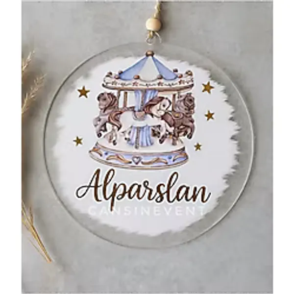 Cansın Event Bebek Kapı Süsü / Doğum - Hastane Odası Kapı Süsü / Pleksi