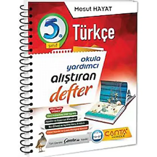 Çanta Yayınları 5. Sınıf Türkçe Okula Yardımcı Alıştıran Defter