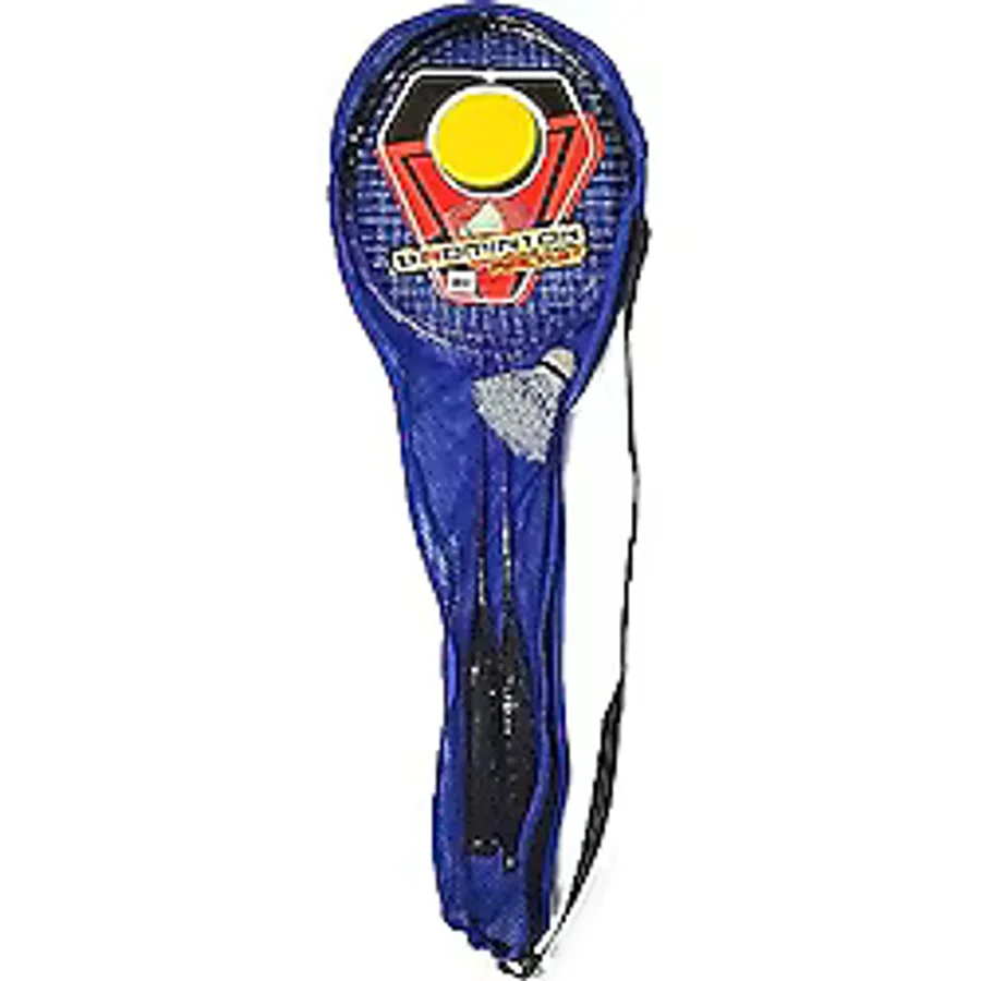 Çantalı Bedminton Seti 2 Rakte 1top mavi