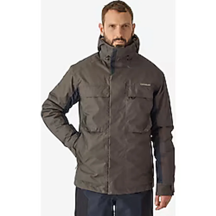 Caperlan Erkek Su Geçirmez Balıkçı Montu - Balıkçılık - Haki - Fj 500 Wpf Decathlon
