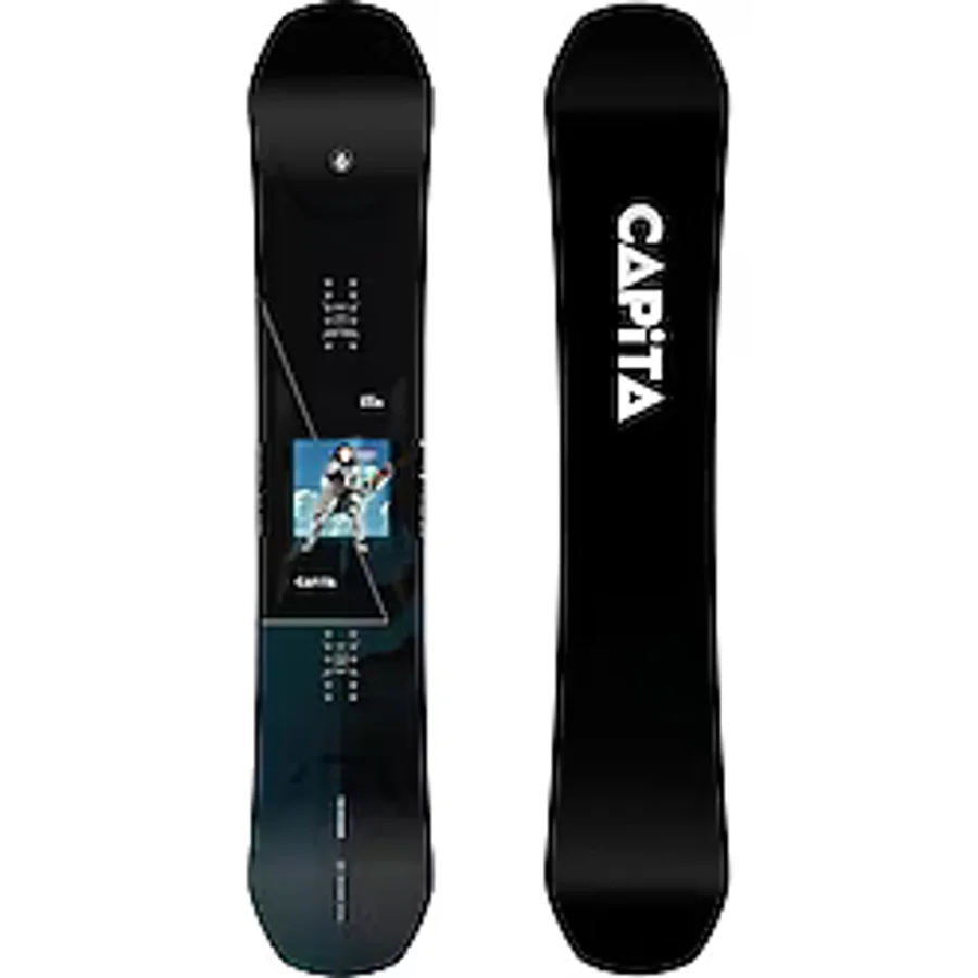 Capita Super D.o.a. 2026 Snowboard Siyah Renk 158 cm All Mountain Özellikleriyle Performans Sunar