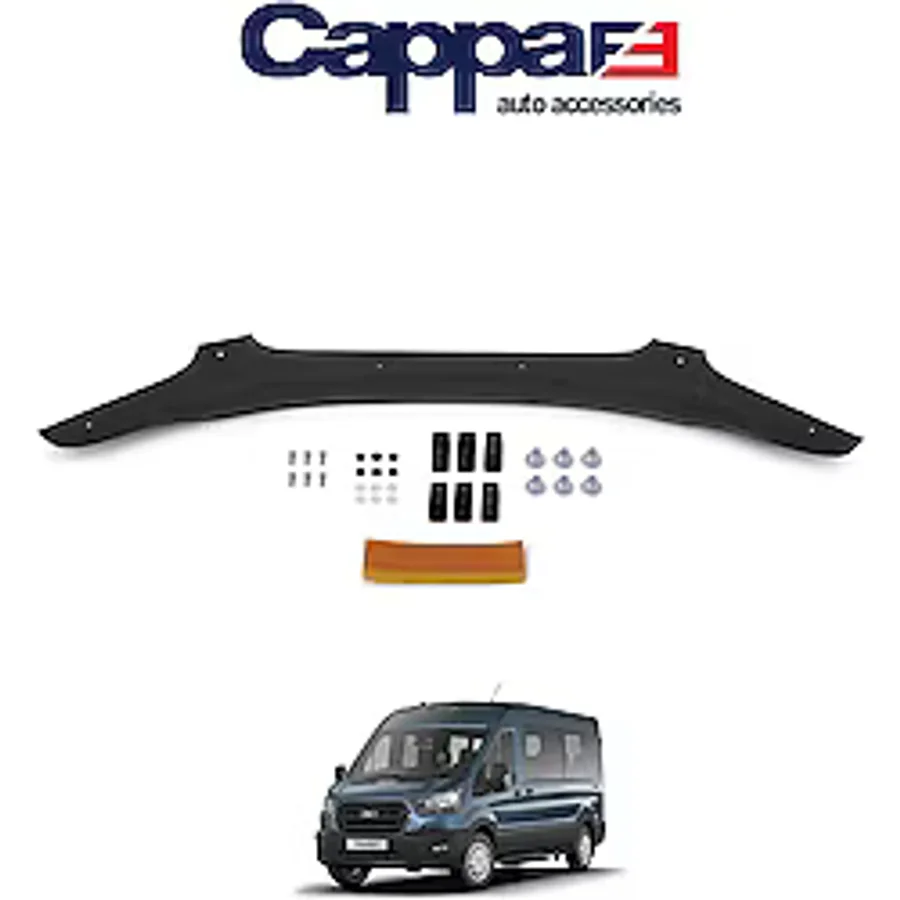 CAPPAFE Ford Transit Ön Kaput Koruyucu Rüzgarlık 4mm (ABS) 14-18