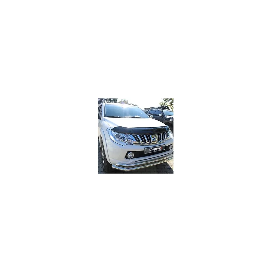CAPPAFE Mitsubishi L200 Ön Kaput Koruma Rüzgarlık 4mm (ABS) 15-19