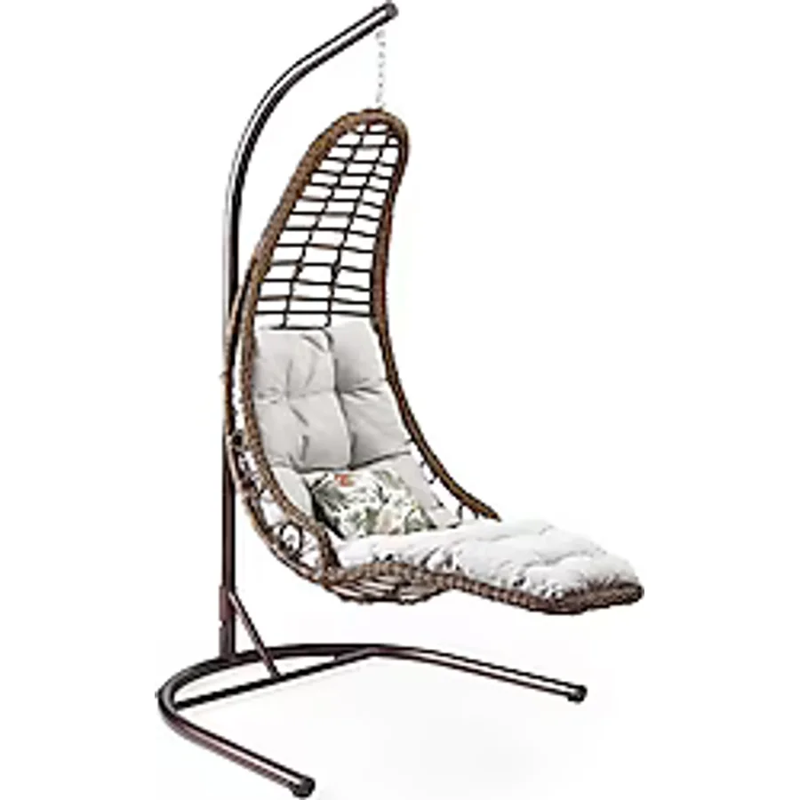 Capri Swing Bodrum 1 Kişilik Rattan Bahçe Salıncağı