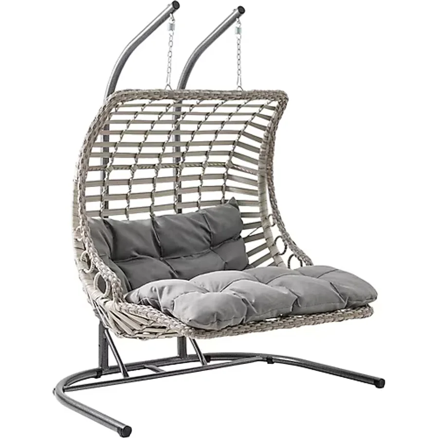 Capri Swing Bodrum Double Ciftli Rattan Bahce Salincagi Rehome