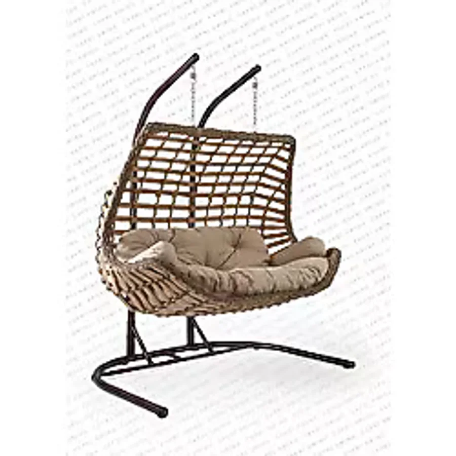 Capri Swing Cunda Çift Kişilik Bahçe Ve Balkon Salıncağı Beyaz