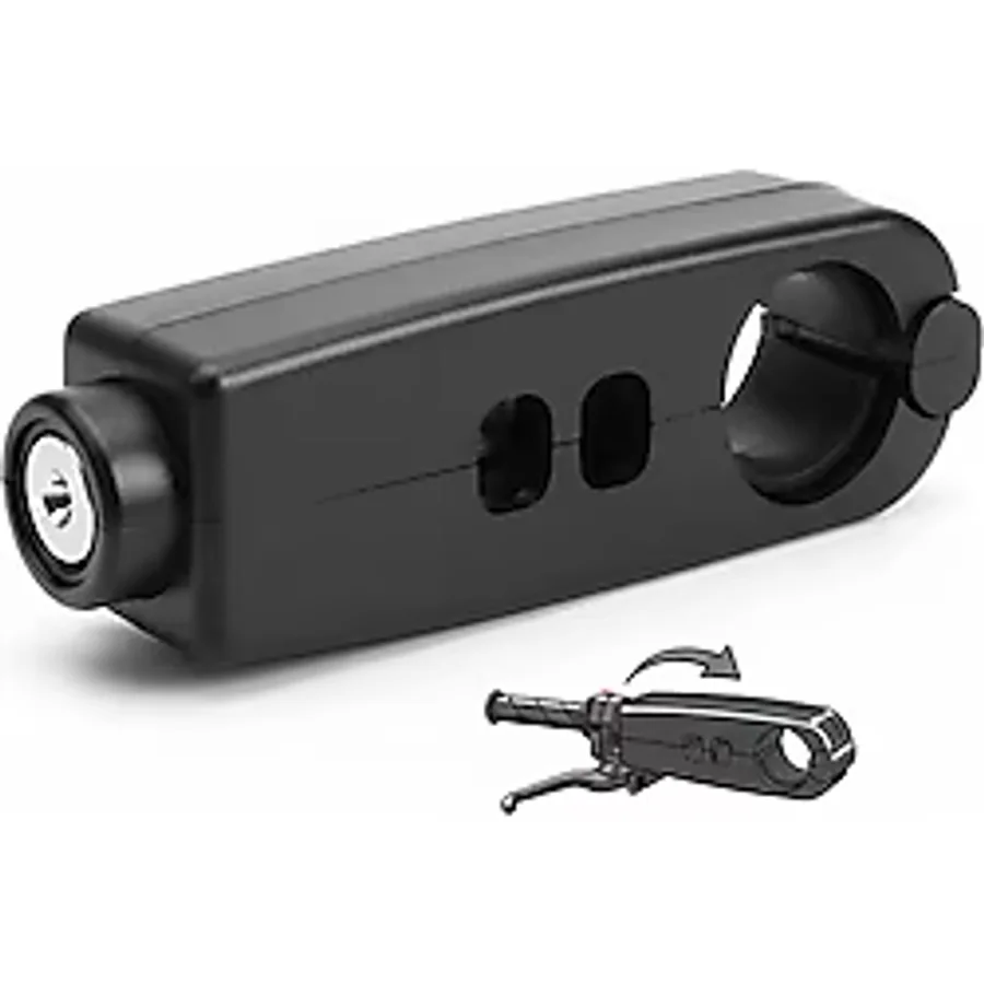 Caps-Lock Motosiklet Abs Gidon Kilidi - Siyah