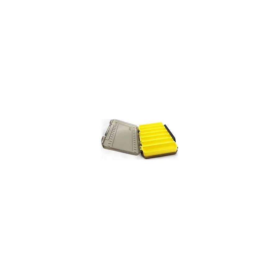 Captain 7224 Sarı Sahte Balık Kutusu 14 Gözlü 19x11x3.5cm