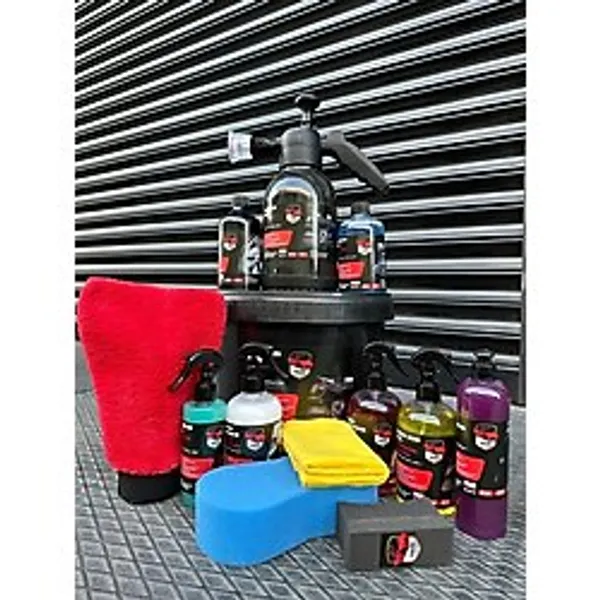 car care vicix since 2019 13"lü Efsane Set Araba Motosiklet Yıkama Bakım Seti Fırsat Ürünler Oto Bakım Temizlik Seti Kovalı