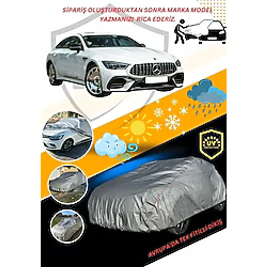 Car Guard Tüm Sedan Araçlar ile Uyumlu ile Uyumlu Lüks Araba Brandası Miflonlu Branda Oto Çadır Örtü