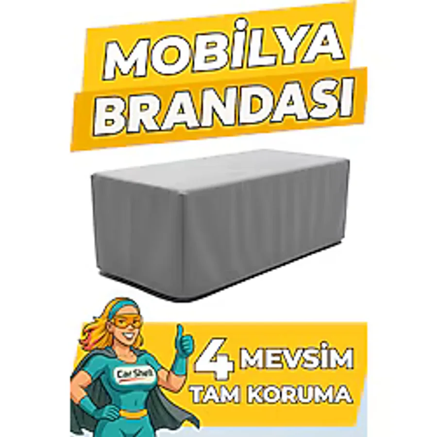 Car Shell Bahçe Mobilya Koruma Örtüsü Branda 320x200x75 cm - Su Geçirmez, Dayanıklı, 4 Mevsim Kullanım