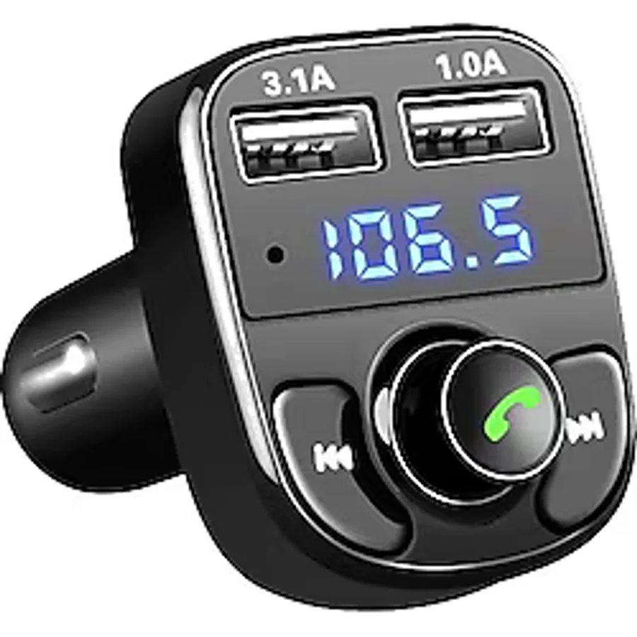 Car X8 Araç Fm Transmitter Bluetooth Usb Mp3 Sd Kart Çakmaklık