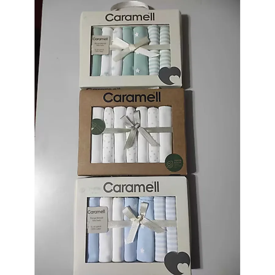 Caramell 7 Li Agız Sılme Mendılı 3 Adet