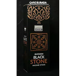 Çare Burada Darshan Incense - Black Stone 20'li Çubuk Tütsü (Mistik Atmosfer & Zihinsel Berraklık)