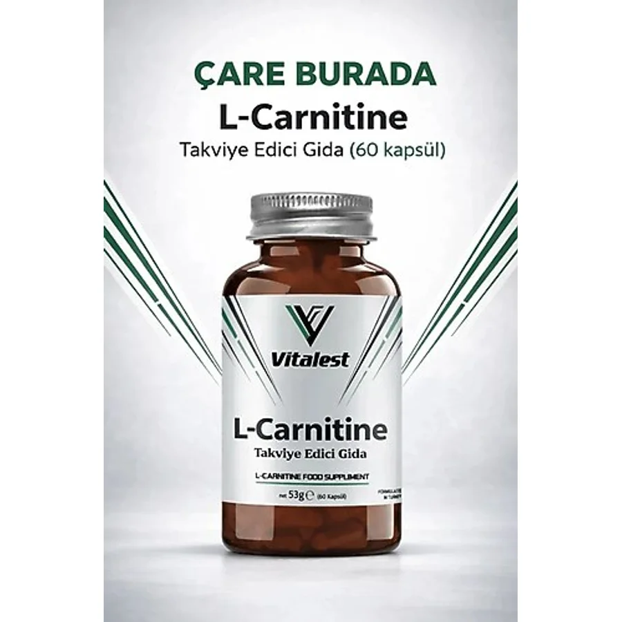 Çare Burada L-Carnitine Takviye Edici Gıda Kapsül (60 Kapsül)