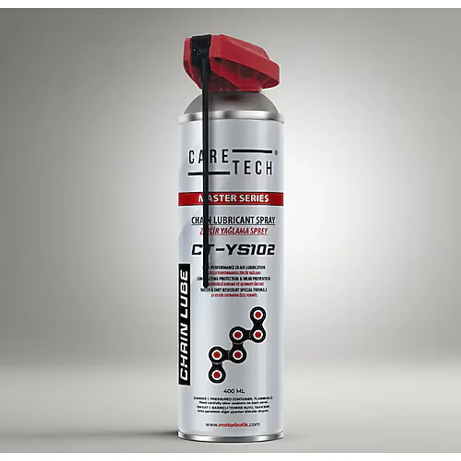 CARETECH CT-YS102 Zincir Yağı Spreyi Motosiklet Bisiklet Yağlayıcı 400 ml