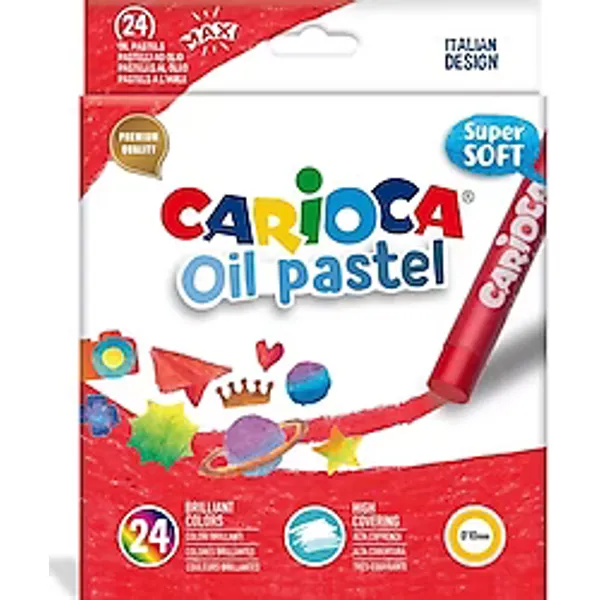 Carioca 24'lü Yağlı Pastel Boya